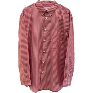 NWOT XL Sun River Men's Long Sleeve Button Up Shirt | Red Stripe‎